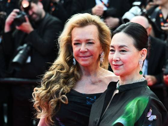 Cannes, 78th Cannes Film Festival 2025 - Final Night - Red Carpet Closing Ceremony Cannes, 78th Cannes Film Festival 2025 - Final Night - Red Carpet Closing Ceremony Pictured: Pansy Ho, Caroline Scheufele Cannes France  Copyright: xIPA ABACAx