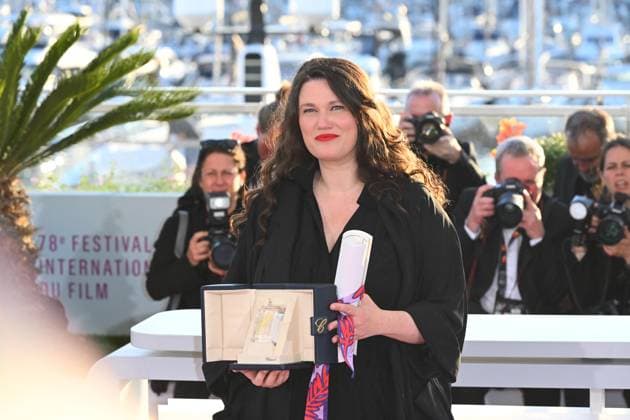 Cannes, 78th Cannes Film Festival 2025, Photocall Winners Cannes, 78th Cannes Film Festival 2025, Photocall Palmares In the photo Mascha Schilinski Cannes France  Copyright: xIPA ABACAx