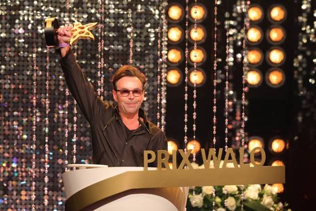 Florian Ast - Verleihung des 49. Prix Walo Dankesrede von Florian Ast, Gewinner des Prix Walo in der Sparte Pop Rock. Verleihung des 49. Prix Walo für das Jahr 2024 am 24.05.2025 im SRF Studio 1 in Zürich-Leutschenbach, Zürich, Schweiz.