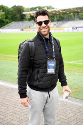 Patrick Fernandez beim Benefiz-Fußballspiel Kicken mit Stars im Eilenriedestadion. Hannover, 25.05.2025