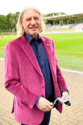 Frank Otto beim Benefiz-Fußballspiel Kicken mit Stars im Eilenriedestadion. Hannover, 25.05.2025