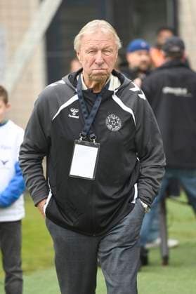 Horst Hrubesch beim Benefiz-Fußballspiel Kicken mit Stars im Eilenriedestadion. Hannover, 25.05.2025
