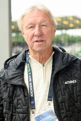 Horst Hrubesch beim Benefiz-Fußballspiel Kicken mit Stars im Eilenriedestadion. Hannover, 25.05.2025