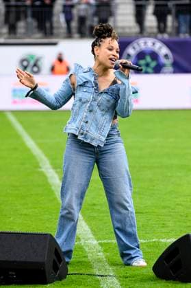 Oceana beim Benefiz-Fußballspiel Kicken mit Stars im Eilenriedestadion. Hannover, 25.05.2025