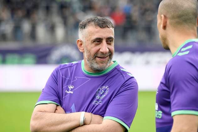 Kida Khodr Ramadan beim Benefiz-Fußballspiel Kicken mit Stars im Eilenriedestadion. Hannover, 25.05.2025
