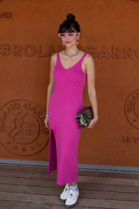 2025 French Open - Celebrities At Village Day 2 NB Vanessa Guide attends Village during the 2025 French Open at Roland Garros on May 26, 2025 in Paris, France. Photo by Nasser Berzane ABACAPRESS.COM Paris France  Copyright: xBerzanexNasser ABACAx