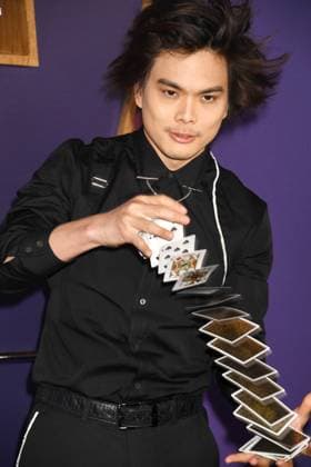 LAS VEGAS, NV - MAY 26: **EDITORIAL USE ONLY** Shin Lim at the 2025 American Music Awards at Fontainebleau Las Vegas on May 26, 2025 in Las Vegas, Nevada. Copyright: xJeffreyxMayerx