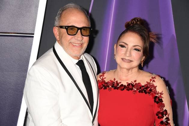 LAS VEGAS, NV - MAY 26: **EDITORIAL USE ONLY** Emilio Estefan and Gloria Estefan at the 2025 American Music Awards at Fontainebleau Las Vegas on May 26, 2025 in Las Vegas, Nevada. Copyright: xJeffreyxMayerx