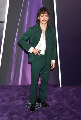 LAS VEGAS, NV - MAY 26: **EDITORIAL USE ONLY** Benson Boone at the 2025 American Music Awards at Fontainebleau Las Vegas on May 26, 2025 in Las Vegas, Nevada. Copyright: xJeffreyxMayerx