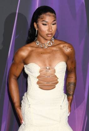 LAS VEGAS, NV - MAY 26: **EDITORIAL USE ONLY** Jordan Chiles at the 2025 American Music Awards at Fontainebleau Las Vegas on May 26, 2025 in Las Vegas, Nevada. Copyright: xJeffreyxMayerx