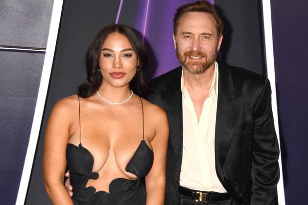 LAS VEGAS, NV - MAY 26: **EDITORIAL USE ONLY** Jessica Ledon and David Guetta at the 2025 American Music Awards at Fontainebleau Las Vegas on May 26, 2025 in Las Vegas, Nevada. Copyright: xJeffreyxMayerx