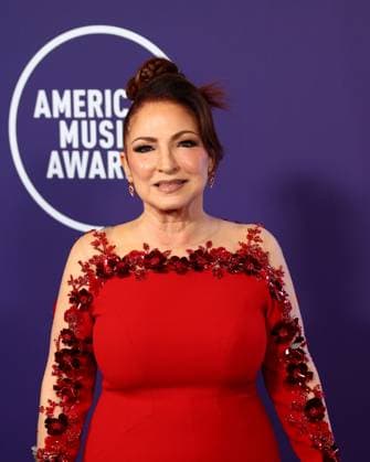 Gloria Estefan arrives for the 51st annual American Music Awards at the Fontainebleau Las Vegas on Monday, May 26, 2025.  LAV20250525437 JAMESxATOA
