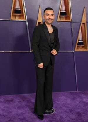 Denny Directo arrives for the 51st annual American Music Awards at the Fontainebleau Las Vegas on Monday, May 26, 2025.  LAV20250525407 JAMESxATOA