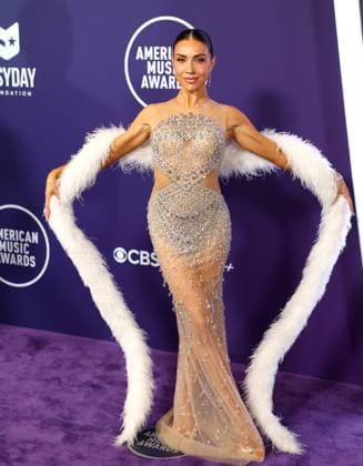 Jenna Johnson arrives for the 51st annual American Music Awards at the Fontainebleau Las Vegas on Monday, May 26, 2025.  LAV20250525417 JAMESxATOA