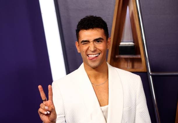 Ezra Sosa arrives for the 51st annual American Music Awards at the Fontainebleau Las Vegas on Monday, May 26, 2025.  LAV20250525421 JAMESxATOA