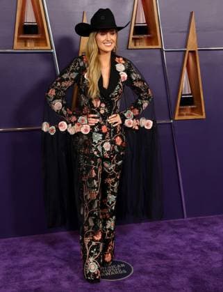 Lainey Wilson arrives for the 51st annual American Music Awards at the Fontainebleau Las Vegas on Monday, May 26, 2025.  LAV20250525472 JAMESxATOA