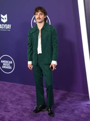 Benson Boone arrives for the 51st annual American Music Awards at the Fontainebleau Las Vegas on Monday, May 26, 2025.  LAV20250525476 JAMESxATOA