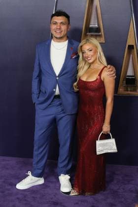 May 26, 2025, Las Vegas, Nevada, USA: Frazier Kay and Charlotte Parkes at the 2025 American Music Awards held at the Fontainebleau Hotel in Las Vegas, Nevada on Monday May 26, 2025. BURT HARRIS BNS PI Las Vegas USA - ZUMAp124 20250526_zaa_p124_012 Copyright: xBurtxHarrisx