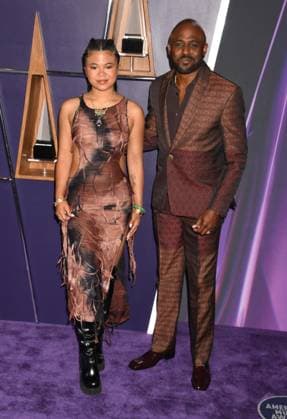 LAS VEGAS, NV - MAY 26: **EDITORIAL USE ONLY** Maile Masako Brady and Wayne Brady at the 2025 American Music Awards at Fontainebleau Las Vegas on May 26, 2025 in Las Vegas, Nevada. Copyright: xJeffreyxMayerx