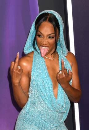 LAS VEGAS, NV - MAY 26: **EDITORIAL USE ONLY** Tiffany Haddish at the 2025 American Music Awards at Fontainebleau Las Vegas on May 26, 2025 in Las Vegas, Nevada. Copyright: xJeffreyxMayerx
