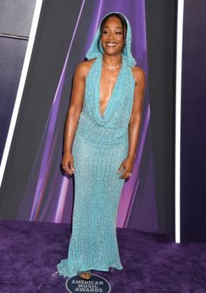 LAS VEGAS, NV - MAY 26: **EDITORIAL USE ONLY** Tiffany Haddish at the 2025 American Music Awards at Fontainebleau Las Vegas on May 26, 2025 in Las Vegas, Nevada. Copyright: xJeffreyxMayerx
