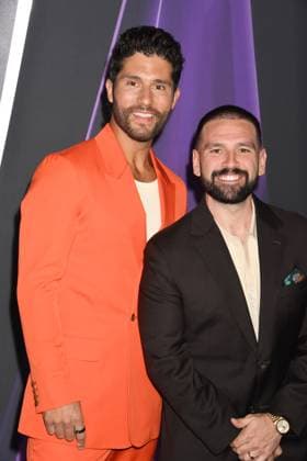 LAS VEGAS, NV - MAY 26: **EDITORIAL USE ONLY** Dan + Shay at the 2025 American Music Awards at Fontainebleau Las Vegas on May 26, 2025 in Las Vegas, Nevada. Copyright: xJeffreyxMayerx