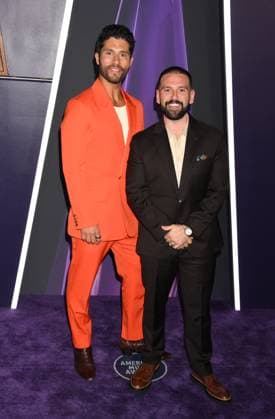 LAS VEGAS, NV - MAY 26: **EDITORIAL USE ONLY** Dan + Shay at the 2025 American Music Awards at Fontainebleau Las Vegas on May 26, 2025 in Las Vegas, Nevada. Copyright: xJeffreyxMayerx