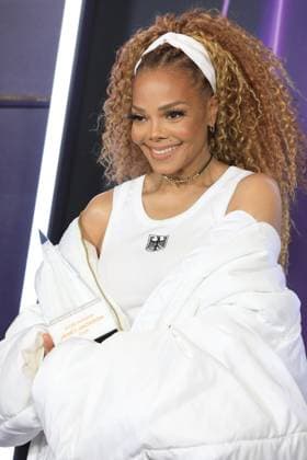 May 26, 2025, Las Vegas, California, USA: LAS VEGAS, NEVADA - MAY 26: Janet Jackson at the 2025 American Music Awards at Fontainebleau Las Vegas Las Vegas USA - ZUMAg107 20250526_zep_g107_019 Copyright: xNinaxPrommerx