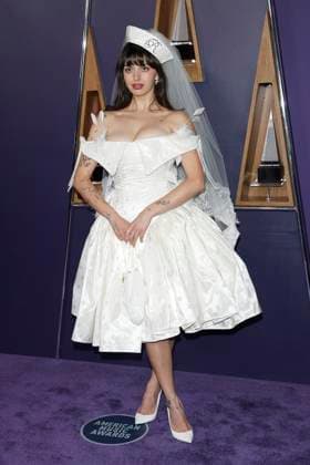May 26, 2025, Las Vegas, California, USA: LAS VEGAS, NEVADA - MAY 26: Rebecca Black at the 2025 American Music Awards at Fontainebleau Las Vegas Las Vegas USA - ZUMAg107 20250526_zep_g107_041 Copyright: xNinaxPrommerx
