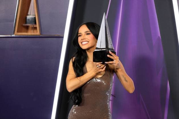 USA - 2025 American Music Awards - Las Vegas LAS VEGAS - MAY 26: Becky G at the 2025 American Music Awards at the Fontainebleau Las Vegas on May 26, 2025 in Las Vegas, CA Las Vegas CA USA  Copyright: xHPAx xHutchinsxPhotox