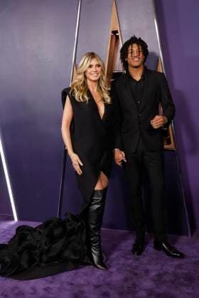 May 26, 2025, Las Vegas, California, USA: LAS VEGAS, NEVADA - MAY 26: Heidi Klum, Henry Samuel at the 2025 American Music Awards at Fontainebleau Las Vegas Las Vegas USA - ZUMAg107 20250526_zep_g107_068 Copyright: xNinaxPrommerx