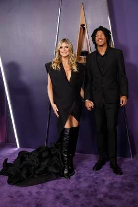 May 26, 2025, Las Vegas, California, USA: LAS VEGAS, NEVADA - MAY 26: Heidi Klum, Henry Samuel at the 2025 American Music Awards at Fontainebleau Las Vegas Las Vegas USA - ZUMAg107 20250526_zep_g107_069 Copyright: xNinaxPrommerx
