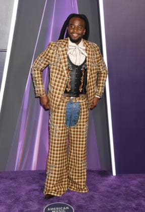2025 American Music Awards arrivals at Fontainebleau Las Vegas Featuring: Shaboozey Where: Las Vegas, Nevada, United States When: 26 May 2025 Credit: Jeffrey Mayer MediaPunch INSTARimages EDITORIAL USE ONLY. NOT FOR USE BY NEWSPAPERS BASED IN THE UK. Copyright: xx instar54801118