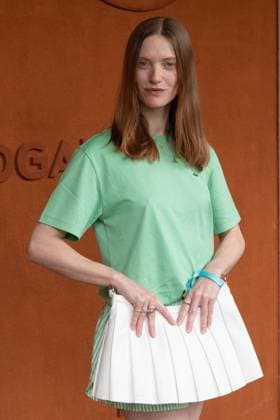 French Open - Vips At The Village - Day 3 Fleur Geffrier take a pose at Roland Garros for the French open on May 27, 2025, in Paris, France. Photo by Laurent Zabulon ABACAPRESS.COM Paris France  Copyright: xZabulonxLaurent ABACAx