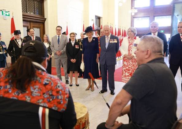 Britain s King Charles and Queen Camilla state visit to Ottawa, Canada, 27 May 2025 Ottawa, Canada, 27 May 2025: Britain s King Charles III and Queen Camilla arrive at the Senate building in Ottawa for the state opening of the Canadian Parliament., Credit:Ian Vogler Avalon Canada, Ottawa  Copyright: xIanxVoglerx xAvalonx 1003870446