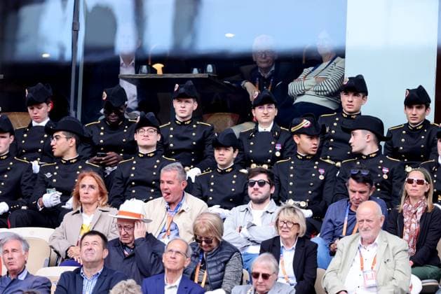 Celebs in the stands during the Roland Garros International Tennis 2025, in Paris, France, on May 27, 2025 Jacovides Moreau Bestimage Celebs in the stands during the Roland Garros International Tennis 2025, in Paris, France, on May 27, 2025 Jacovides Moreau Bestimage Paris France  Copyright: xJACOVIDES-MOREAUx xBESTIMAGExJACOVIDES-MOREAUx xBESTIMAGEx