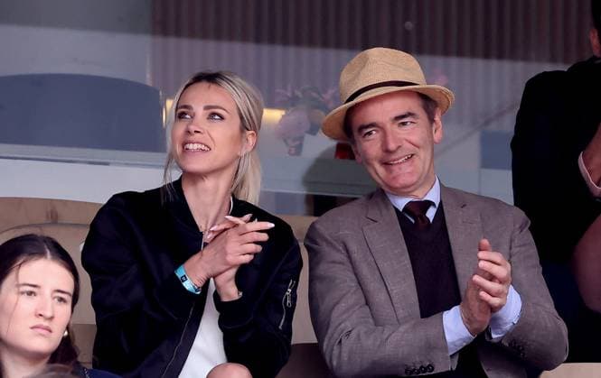 Celebs in the stands during the Roland Garros International Tennis 2025 Marion Rousse and Franck Ferrand in the stands during the Roland Garros International Tennis 2025, in Paris, France, on May 27, 2025 Jacovides Moreau Bestimage Celebs in the stands during the Roland Garros International Tennis 2025, in Paris, France, on May 27, 2025 Jacovides Moreau Bestimage Paris France  Copyright: xJACOVIDES-MOREAUx xBESTIMAGExJACOVIDES-MOREAUx xBESTIMAGEx