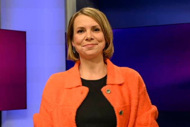 GER, Berlin, Studio, zu Gast bei - maischberger, Polittalk, TV, Format, mit Moderatorin - Sandra Maischberger, Das Erste, aus Adlershof - am Studio 20, im Bild v.l.: Helene Bubrowski (Table Media) 27.05.2025, *** GER, Berlin, Studio, guest at maischberger, Polittalk, TV, format, with presenter Sandra Maischberger, Das Erste, from Adlershof at Studio 20, in the picture from l Helene Bubrowski Table Media 27 05 2025, Copyright: HMBxMedia UwexKoch