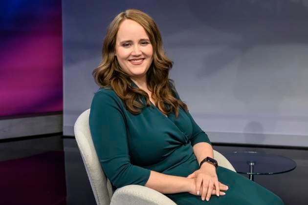 News Themen der Woche KW22 Bilder des Jahres 2025, News 05 Mai News Bilder des Tages GER, Berlin, Studio, zu Gast bei - maischberger, Polittalk, TV, Format, mit Moderatorin - Sandra Maischberger, Das Erste, aus Adlershof - am Studio 20, im Bild v.l.: Ricarda Lang, B˜90 Grüne (ehemalige Parteivorsitzende) 27.05.2025, *** GER, Berlin, Studio, guest at maischberger, Polittalk, TV, format, with presenter Sandra Maischberger, Das Erste, from Adlershof at Studio 20, in the picture from l Ricarda Lang, B˜90 Greens former party chairwoman 27 05 2025, Copyright: HMBxMedia UwexKoch