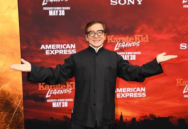 NEW YORK, NY- MAY 27: Jackie Chan at The NY World Premiere of Karate Kid: Legends on May 27, 2025 in New York City. Copyright: xMediaPunchx