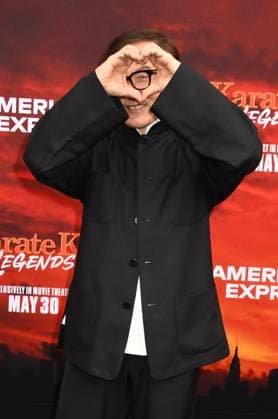 NEW YORK, NY- MAY 27: Jackie Chan at The NY World Premiere of Karate Kid: Legends on May 27, 2025 in New York City. Copyright: xMediaPunchx