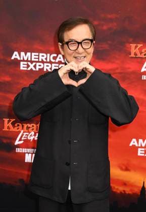 NEW YORK, NY- MAY 27: Jackie Chan at The NY World Premiere of Karate Kid: Legends on May 27, 2025 in New York City. Copyright: xMediaPunchx