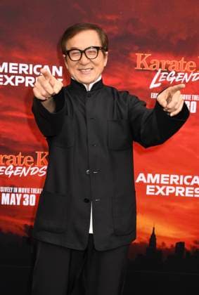 NEW YORK, NY- MAY 27: Jackie Chan at The NY World Premiere of Karate Kid: Legends on May 27, 2025 in New York City. Copyright: xMediaPunchx
