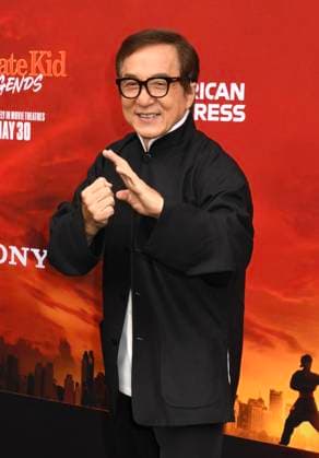 NEW YORK, NY- MAY 27: Jackie Chan at The NY World Premiere of Karate Kid: Legends on May 27, 2025 in New York City. Copyright: xMediaPunchx