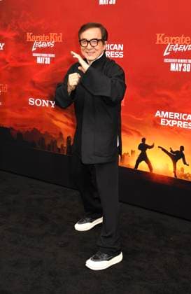 NEW YORK, NY- MAY 27: Jackie Chan at The NY World Premiere of Karate Kid: Legends on May 27, 2025 in New York City. Copyright: xMediaPunchx
