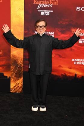 NEW YORK, NY- MAY 27: Jackie Chan at The NY World Premiere of Karate Kid: Legends on May 27, 2025 in New York City. Copyright: xMediaPunchx