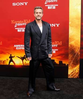 Joshua Jackson arrives on the red carpet at the Karate Kid: Legends Premiere at SVA Theater on Tuesday, May 27, 2025 in New York City.  NYP202505272162 JohnxAngelillo