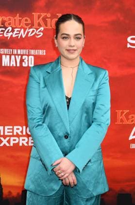 NEW YORK, NY- MAY 27: Mary Mouser at The NY World Premiere of Karate Kid: Legends on May 27, 2025 in New York City. Copyright: xMediaPunchx