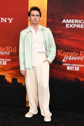 NEW YORK, NY- MAY 27: Tanner Buchanan at The NY World Premiere of Karate Kid: Legends on May 27, 2025 in New York City. Copyright: xMediaPunchx