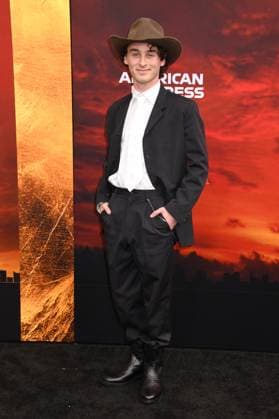NEW YORK, NY- MAY 27: Wyatt Oleff at The NY World Premiere of Karate Kid: Legends on May 27, 2025 in New York City. Copyright: xMediaPunchx